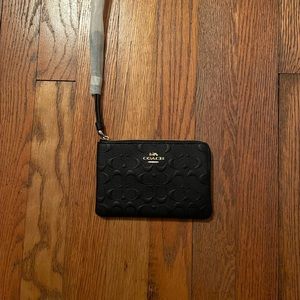 Black Coach Wristlet